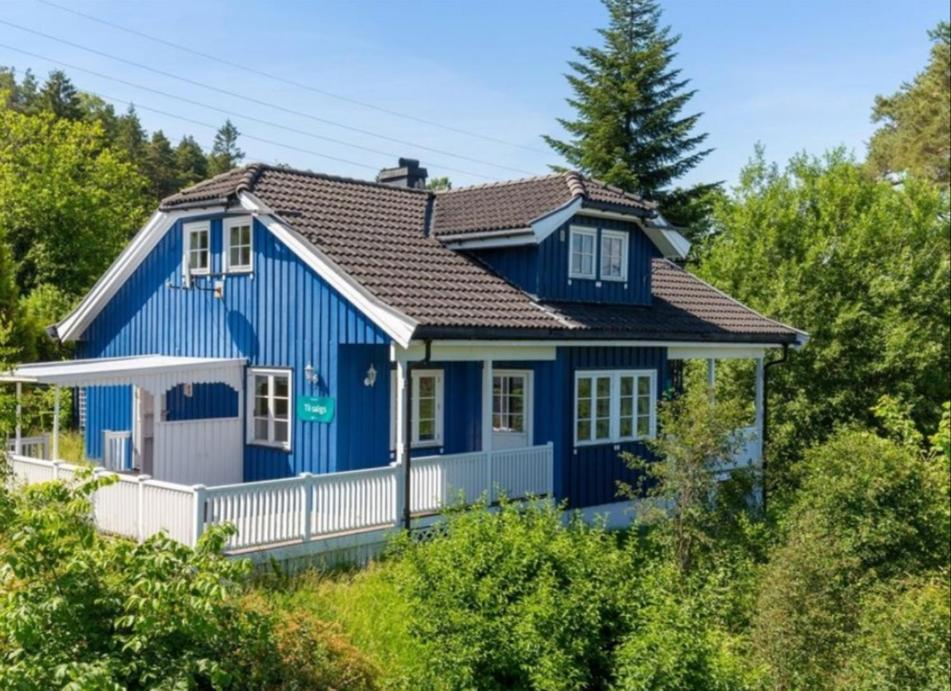 Апартаменты Blue House Brevik Порсгрунн Экстерьер фото